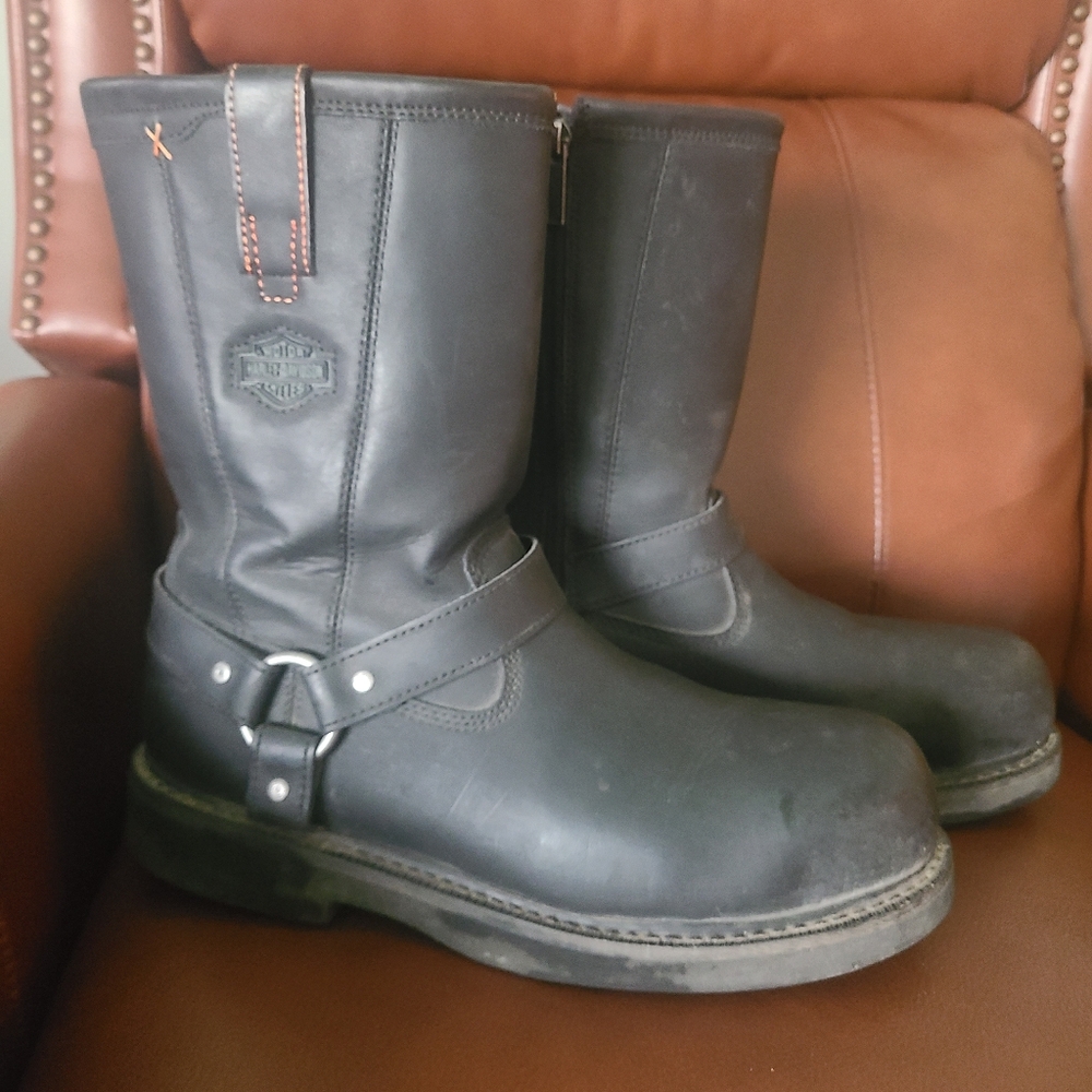 Harley-Davidson Men's Black Riding Boots